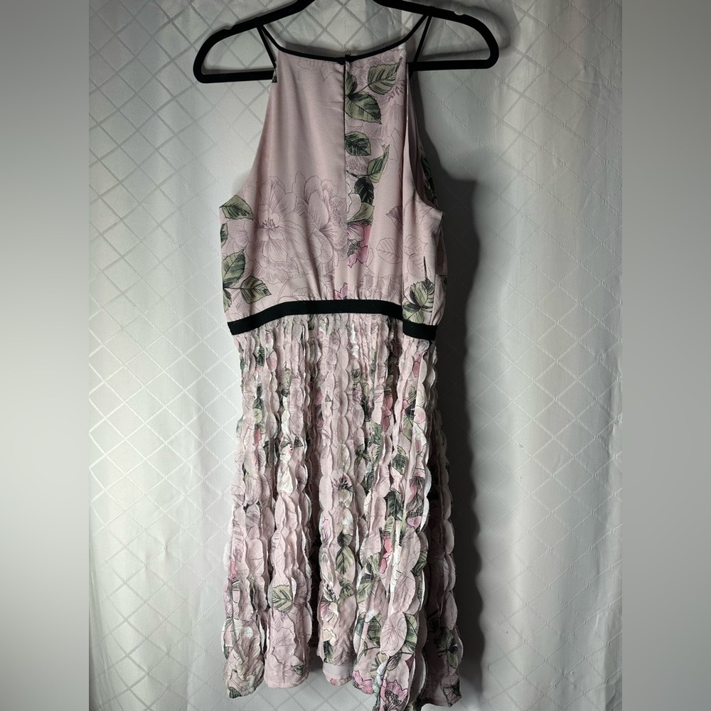 Le Chateau Pink Chiffon Dress NWT - Picture 6 of 8